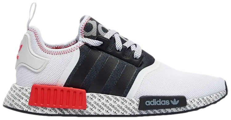 NMD_r1 logo strip cloud White / Core Black / Red (M:11)