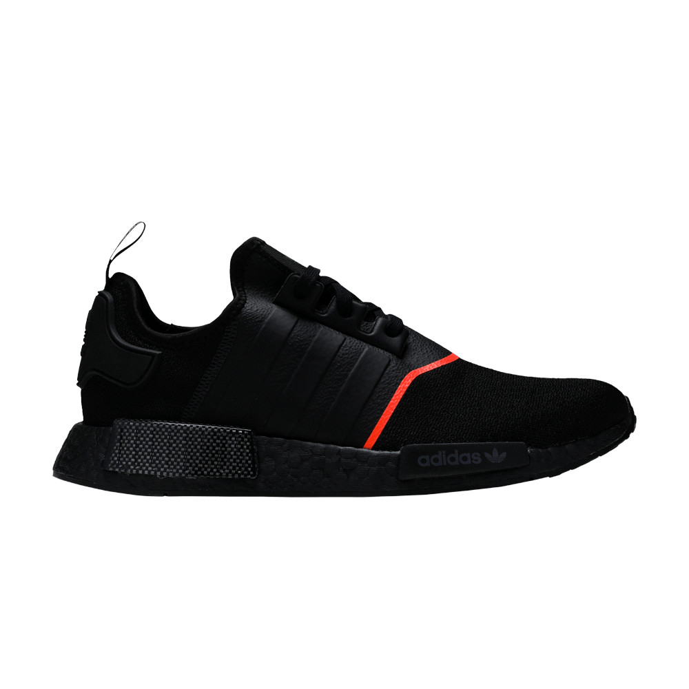 adidas NMD R1 Core Black Solar Red Line (M:12)